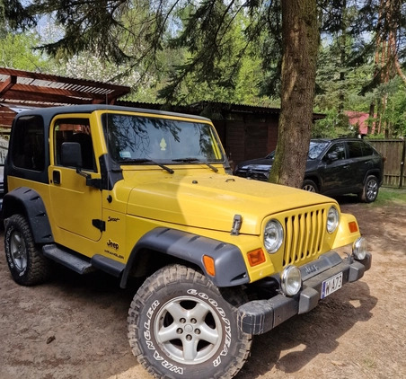 Jeep Wrangler cena 55000 przebieg: 143660, rok produkcji 2002 z Warszawa małe 7